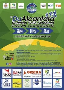 Locandina DuAlcantara – Duathlon Valle Alcantara